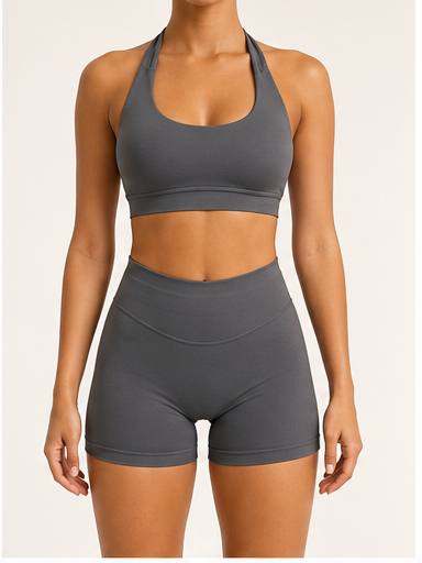 Dark Grey Definition Sports Bra