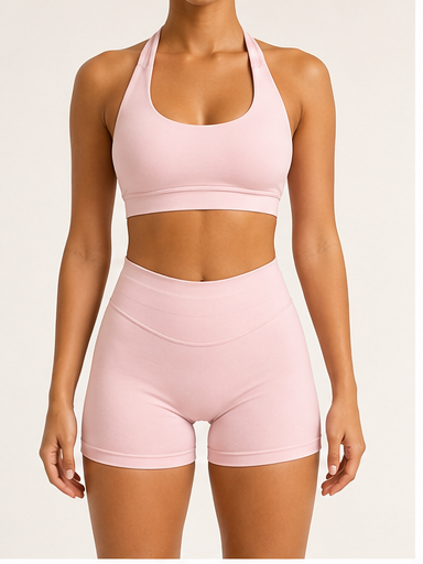 Pink Definition Sports Bra